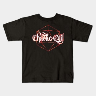 Chaotic Evil D20 Kids T-Shirt